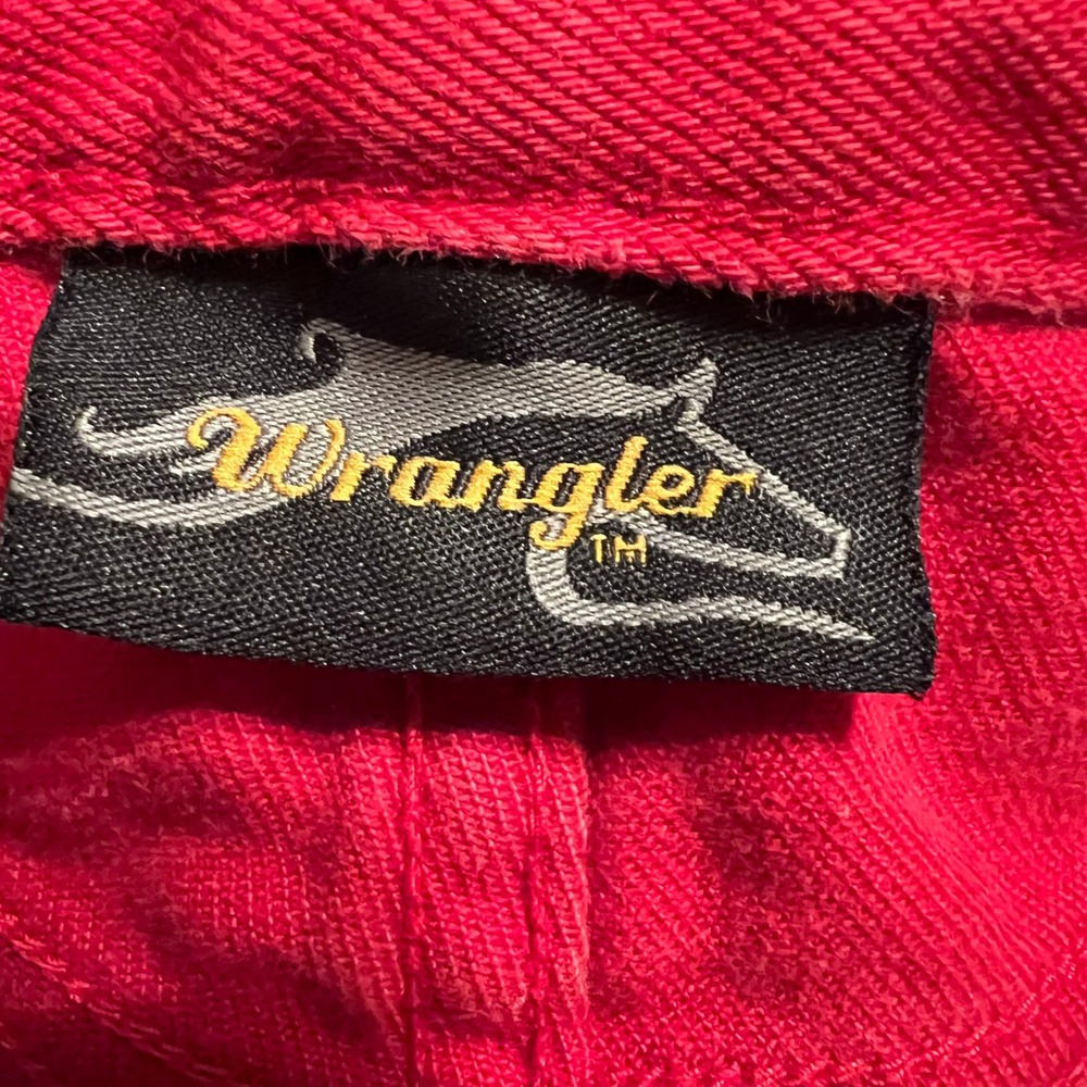 Wrangler Womens Red Jeans Flared Leg Denim Pants Size Petite 12 - Picture 4 of 8